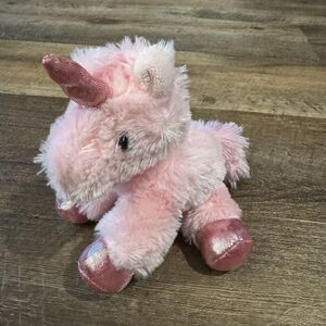 8 Inch Mini Flopsie Pink Unicorn Plush Stuffed Animal by Aurora
